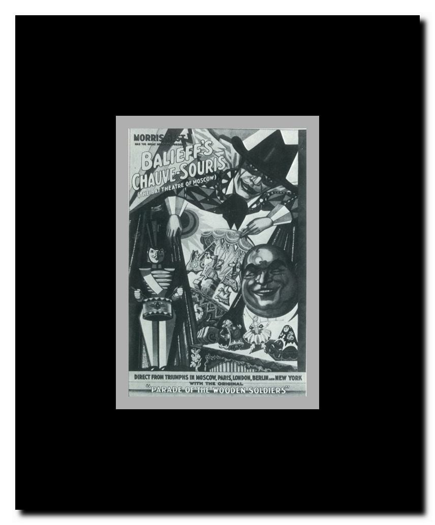 Balief's Chauvre-Souris (Broadway) Framed Movie Poster