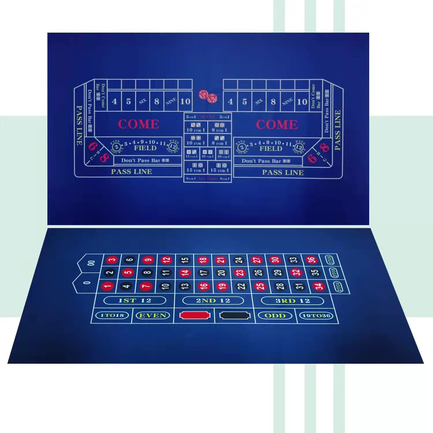 Baliken Tabletop Casino Felt 36