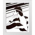 thumbnail image 1 of Baliko, Linda 15x18 White Modern Wood Framed Museum Art Print Titled - Fashion Women IV, 1 of 4