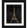 thumbnail image 1 of Baliko, Linda 20x24 Black Ornate Wood Framed with Double Matting Museum Art Print Titled - Elegant Paris Gold, 1 of 4