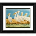 thumbnail image 1 of Baliko, Linda 24x20 Black Ornate Wood Framed with Double Matting Museum Art Print Titled - Coastal Flock I, 1 of 4