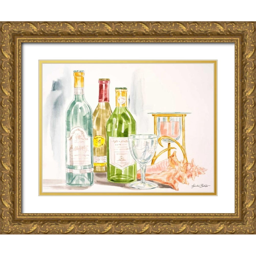 Baliko Baliko, Linda 32x25 Gold Ornate Wood Framed with Double Matting Museum ...