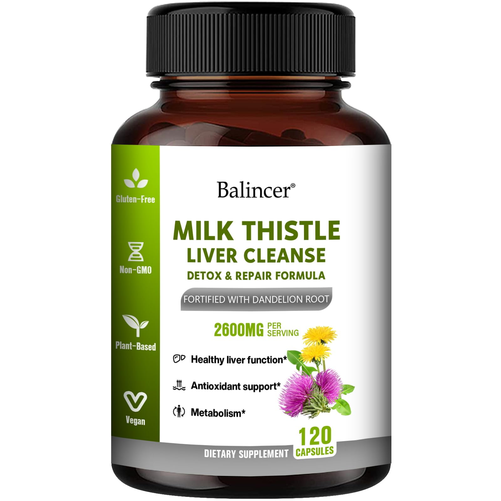 Balincer Milk Thistle Silymarin Marianum with Beet Root and Artichoke