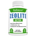 thumbnail image 1 of Balincer Natural Zeolite Supplement, 1000mg, 120 Veggie Capsules, Supports Gut Environment & Natural Cleansing, 1 of 9