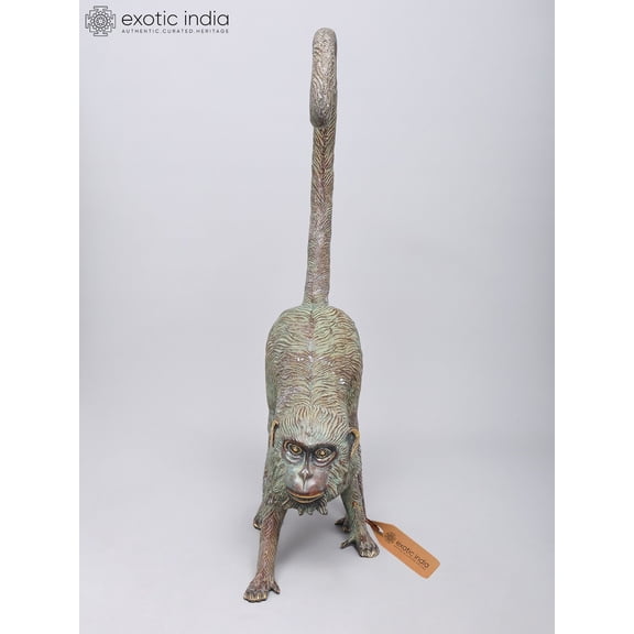 Balinese Monkey Brass Statue