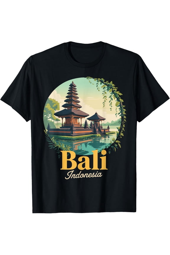 Balinese Temples Indonesian Temple Bali Indonesia T-Shirt Size S-5XL