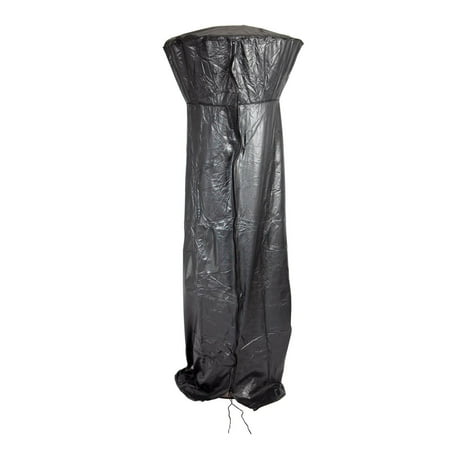 Balken Home Fire Sense Outdoor Full Length Patio Heater Vinyl Cover, Black
