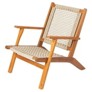 Balkene Home 62773 Vega 24" Wide Wood Framed Acacia Lounge Chair - Acacia