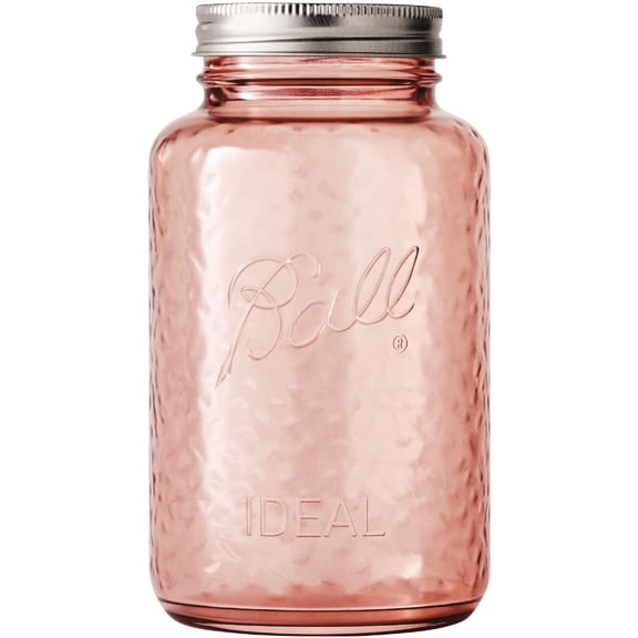 Ball 1440069046 Collection Elite Mason Jars, Wide Mouth, Amber, 32-oz, 4-Ct. - Quantity 1