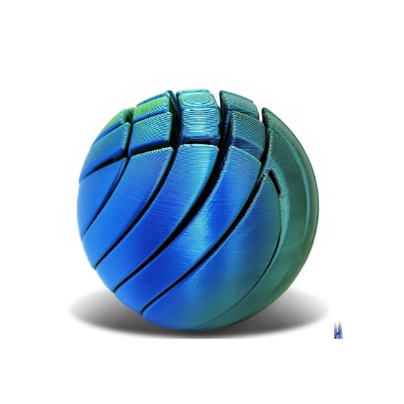 Ball, 3D Printed Morphslime Sphere Stress Relief Ball Fidget Impossible Liquid-Like Balls Sensory Fidget Desk Gift for for Adult