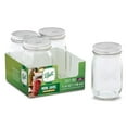thumbnail image 1 of Ball 4 oz Mini Mason Jars with Lids, 4-Pack Glass Spice Jars for Herbs, Favors, and Dry Storage, 1 of 7