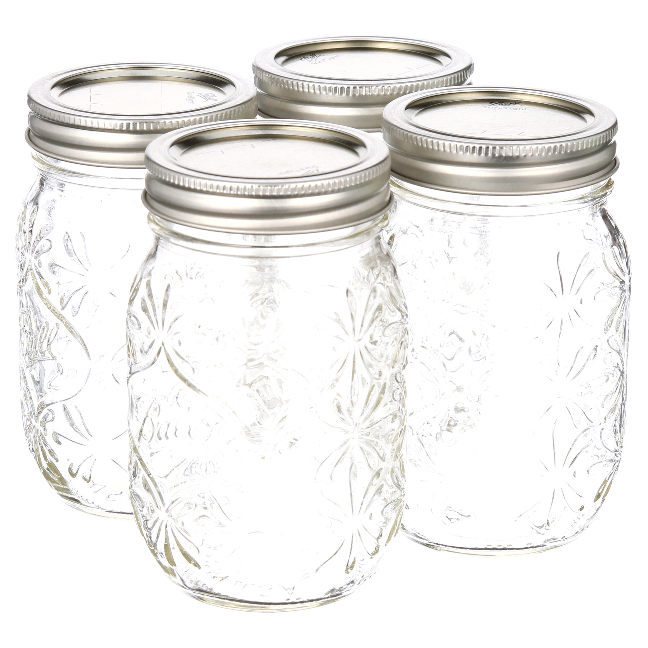 Ball 16 oz Regular Mouth 140th Anniversary Keepsake Mason Jars 4 Pack Ball 16 oz Regular Mouth 140th Anniversary Keepsake Mason Jars 4 Pack