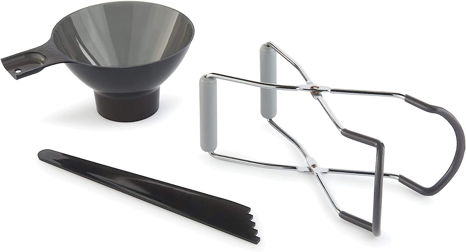 Green and Silver Plastic and Metal 3-Piece Utensil Set