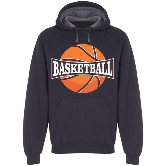 Ball Basketball Hoodie Men -Image by Shutterstock, Male XX-Large