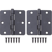 Stone Harbor Hardware 3-1/2" Door Hinges, 5/8" Radius Corner, Matte ...