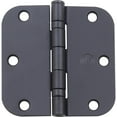 thumbnail image 1 of Ball Bearing Hinge, 3-1/2 Inches, 5/8" Radius Corner, Bulk Pack (100 Each), Matte Black by Stone Harbor Hardware, 1 of 53