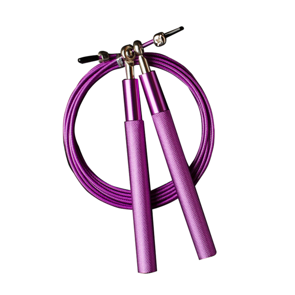 Ball Bearing Jump Rope, Aluminum Jump Rope Handles. Perfect Jump Rope For Fitness,Endurance Jumping - Electric Violet