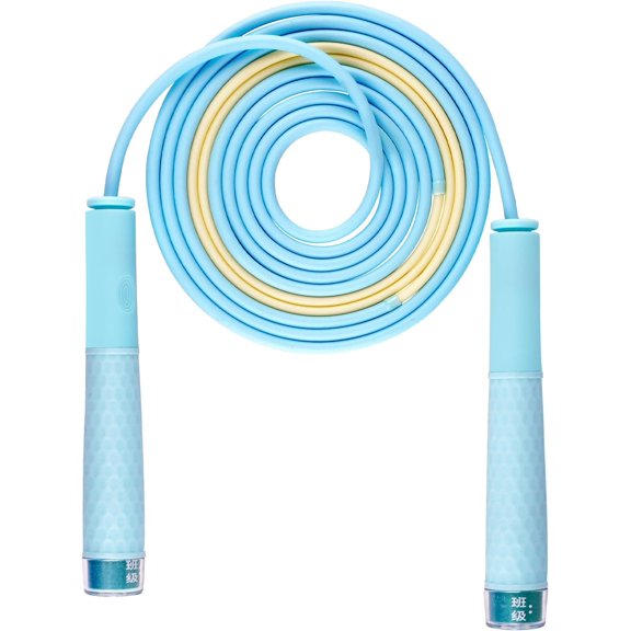Ball Bearing Speed Rope - Self-Locking Adjustable Length for & Adults, Non-Slip Handle for Double Unders, Cardio, HIIT & Workout
