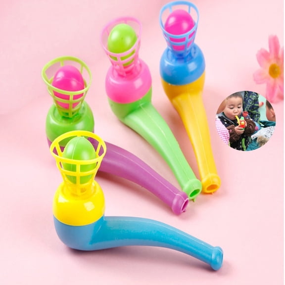 Ball Blowing Floating Blow Pipe Balls, Classic Balance Game Toy for Kids, Fun Party Favor for Birthday Party Activities