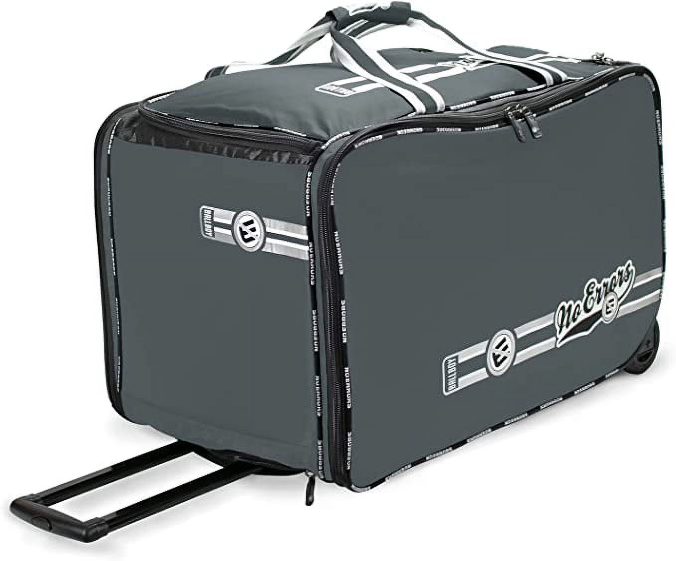 Ball Boy XL Wheeled Baseball Coaches Bag - Heavy Duty Baseball and Softball Bag for Coaches - Holds Two 6 Gallon Ball Buckets and Coaching Equipment