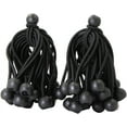 thumbnail image 1 of Ball Bungee 4 Inch Black Tie Down Cord 1 Inch Ball, 50-Piece, UV Resistant\u2026, 1 of 5