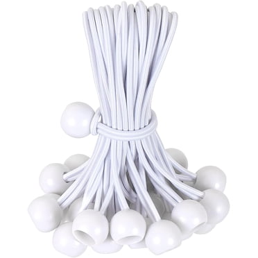 Ball Bungee Cord 6 Inch,120 PCS Bungee Balls For Tarp Tie Down Cords Heavy Duty For Outdoor Canopy,Tents, Cargo, Shelter, Gazebo With UV-Resistant
