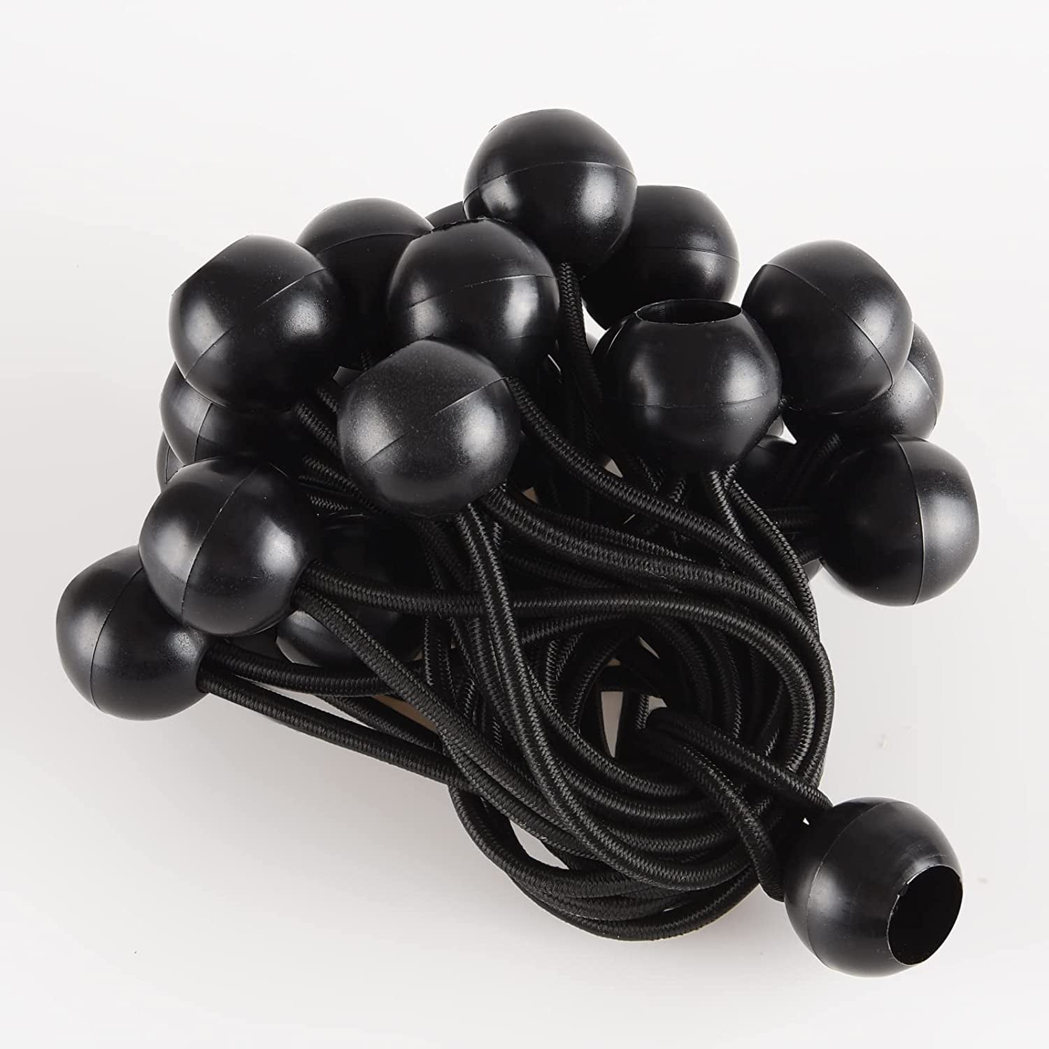 Ball Bungee Cord, Bungee Cords with Balls HeavyDuty Outdoor& Indoor, 4inch Bungee Balls Tarp