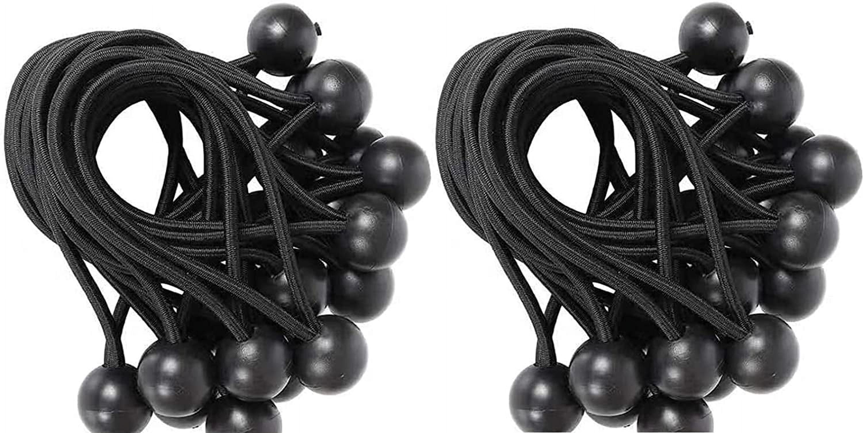 Ball Bungee Cords 6 Inch Bungee Cord With Balls, 100 Pcs Heavy Duty 