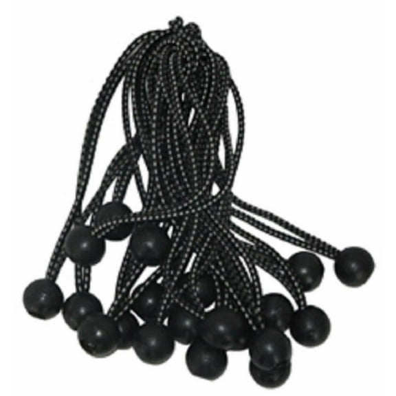 Premium Ball Bungees 50 Pc Bag Elastic Canopy Straps 6 Inch Bungee Ball