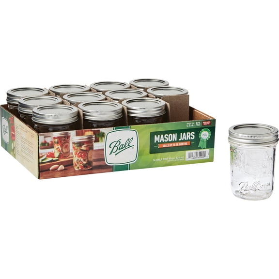 Ball Can-Or-Freeze Mason Canning Jar - Pack of 8