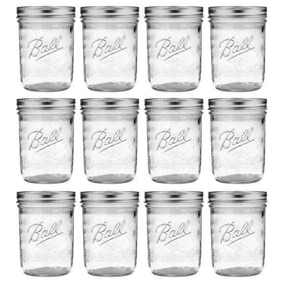Ball Canning Pint Wide Mouth Can - Case of 1 - 12 Count