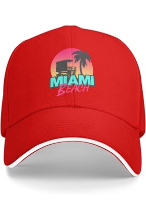 Ball Cap Miami Sports Cap for Womens Miami Beach Cool Cap