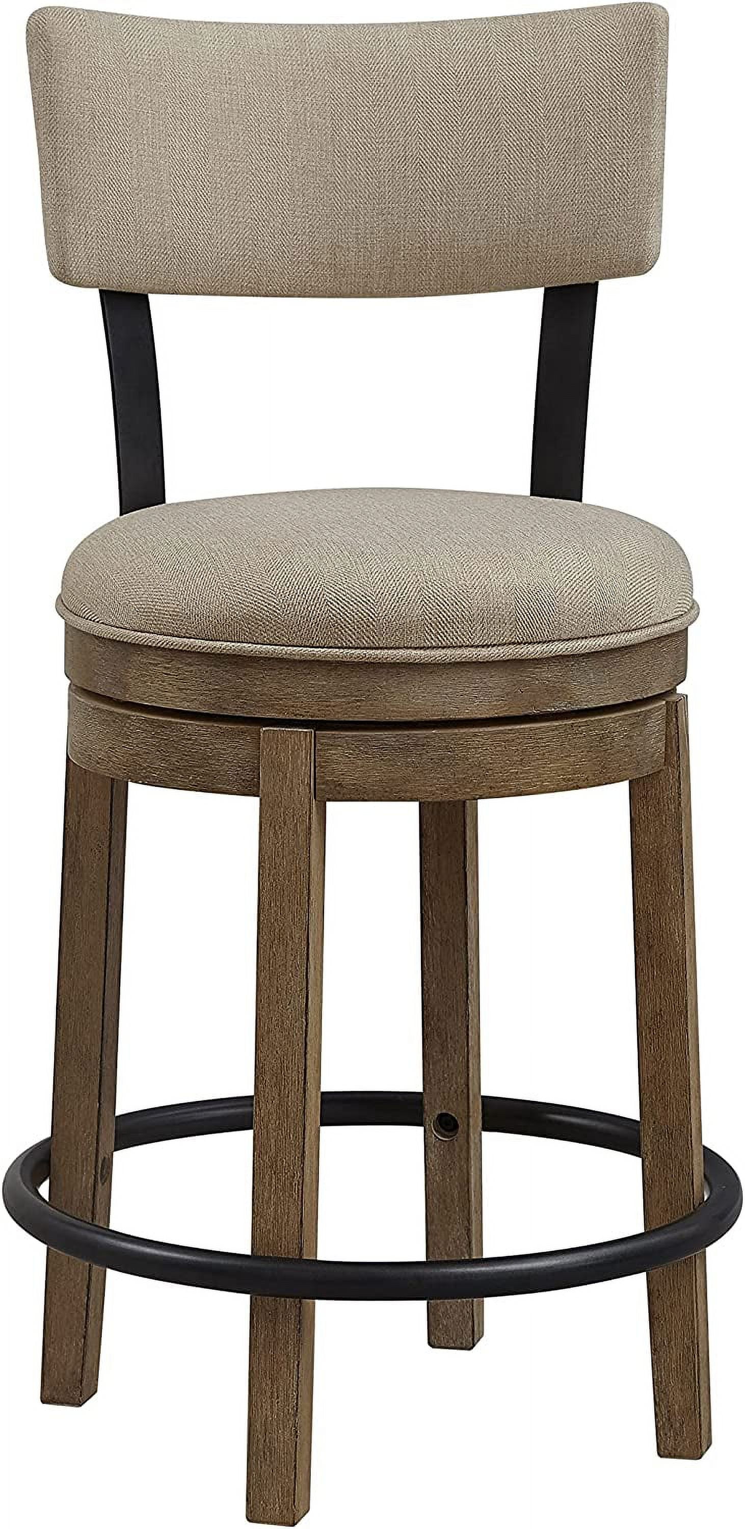 Ball & Cast Rustic Swivel Counter Stools Kitchen Barstool 24" Seat