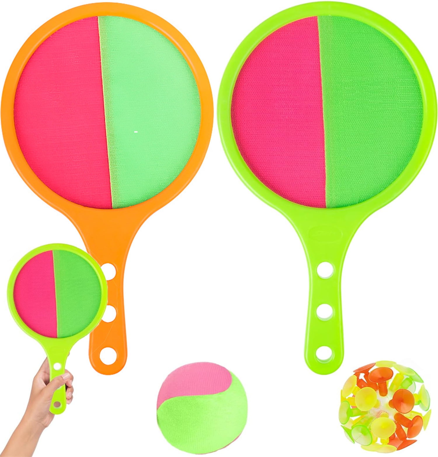 Ball and Catch Game,Happon 1 Set Toss and Catch Ball Set, Beach Toys ...