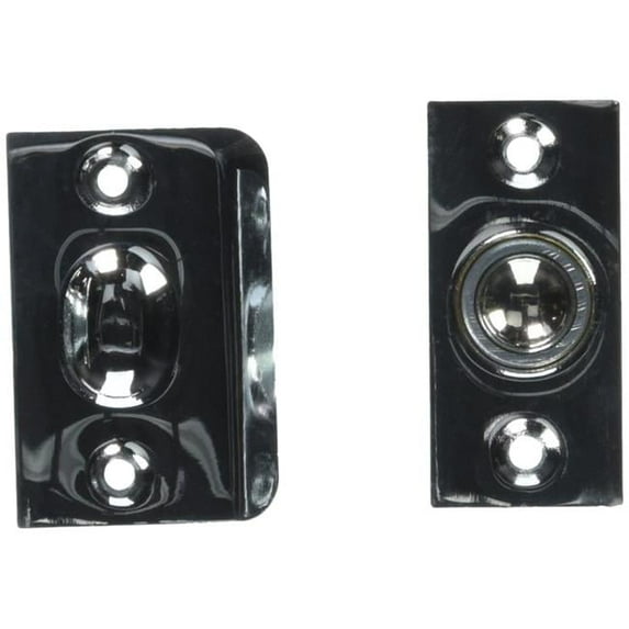 Ball Catch Square Corner Solid Brass-US26