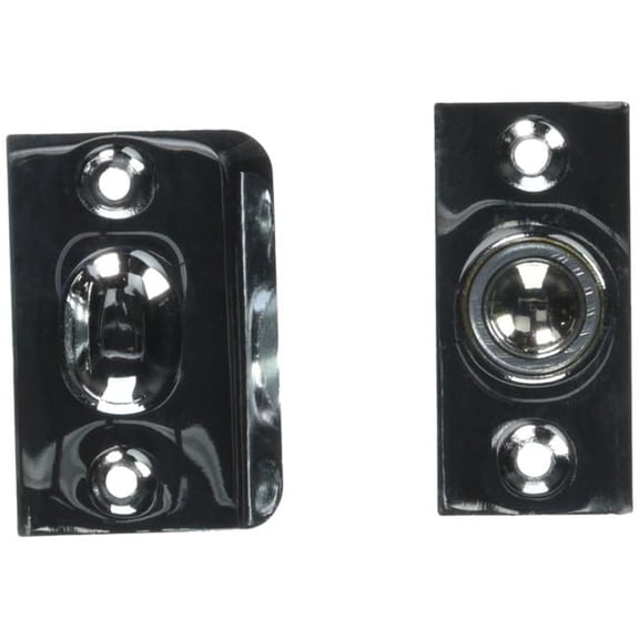 Ball Catch Square Corner Solid Brass-US26