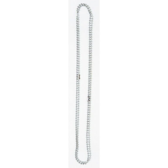 Ball Chain 24In. 3.2Mm Silver 2Pc