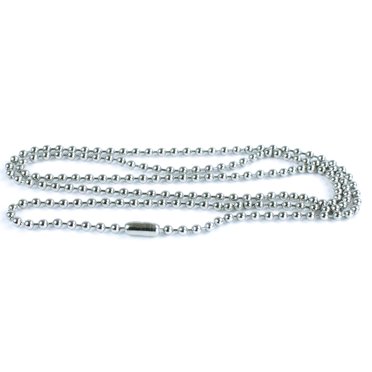 30-Inch Stainless Steel Ball Chain Necklace – 2.4mm, For Dog Tags Or Pendants