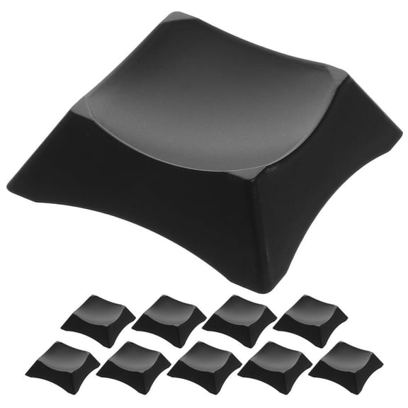 Ball Display Stands Holder - 10 Packs Plastic Sport Ball Holder Black Ball Display Rack for Home, Garage, Gym