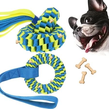 Ball for Dogs, Interactive Puzzle for Dogs Dispensing, Durable Tug Of War Toys for Small Medium Large Dogs, Multi-Functional Floating Pool Toys Indoor Outdoor