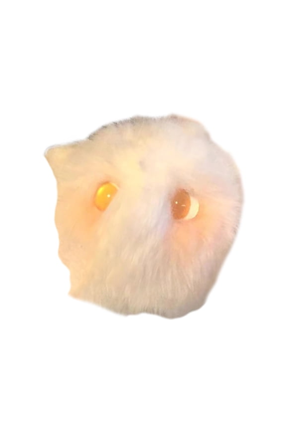 Ball Doll Soft Furry Ball Toy Cartoon Plush Toy Schoolbag Bag Keychain Ornament Bag Charm Diameter 8cm