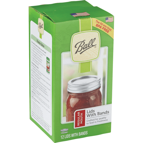 Ball Dome Canning Lid With Band - Pack of 2 Residential Use, Standard Application