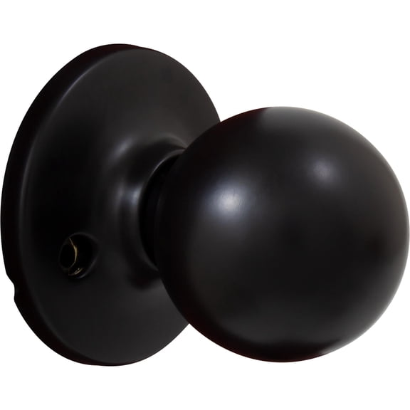 Stone Harbor Hardware Ball Door Knob, Dummy (Non-Turning) Function, Matte Black