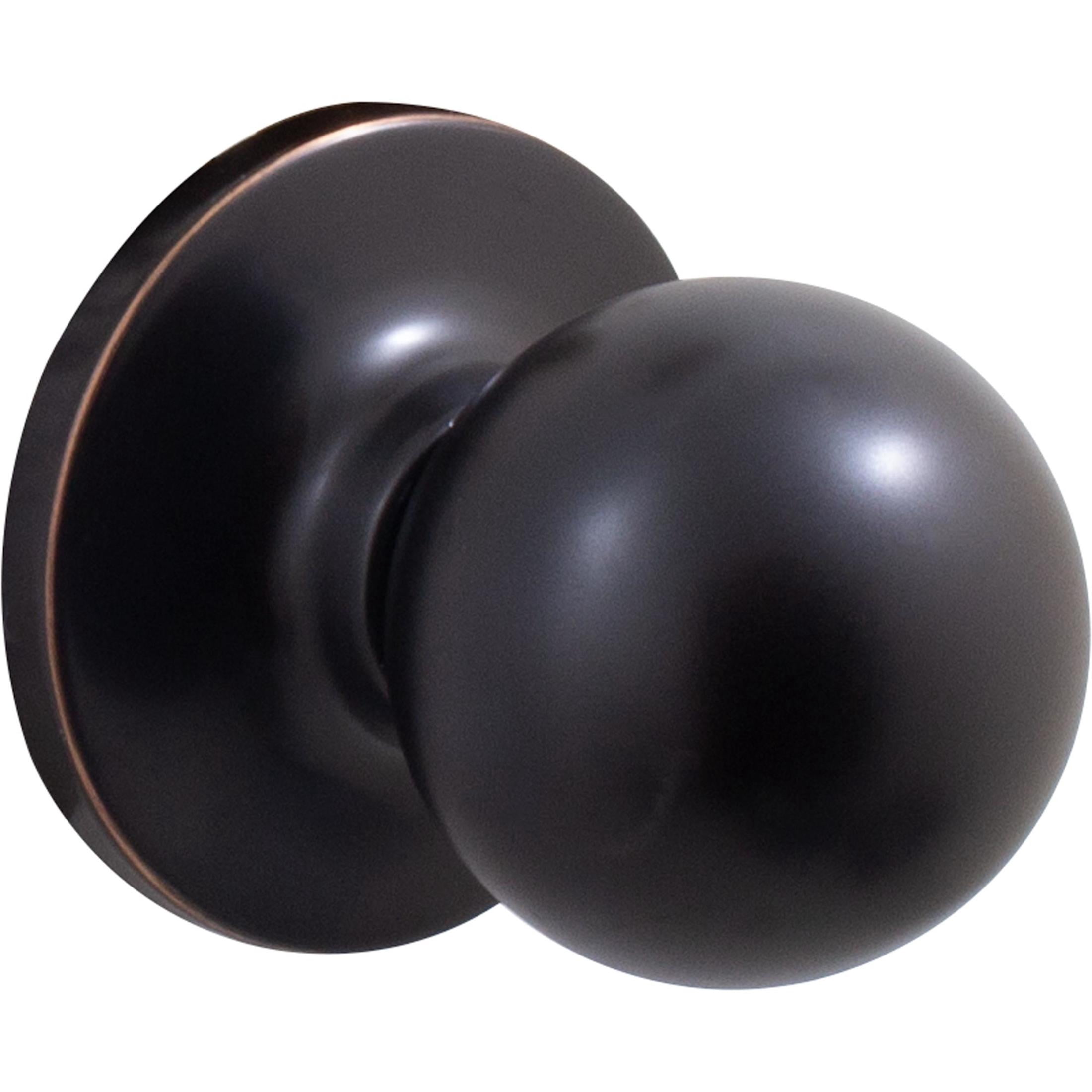 Stone Harbor Hardware Ball Door Knob, Passage (Hall/Closet) Function, Vintage Bronze