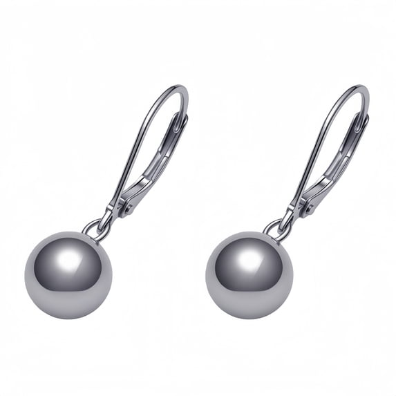Ball Drop Dangle Earrings, Silver Plated Hypoallergenic Ball Drop Earrings for Women, Silver Dangle Drop Earrings Fashion Jewelry