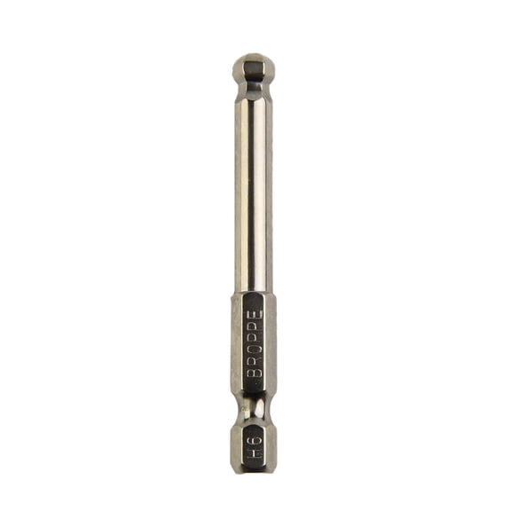 Ball End Hex Screwdriver 65Mm Magnetic Driver Tool,with 1/4 Inch Shank,for Automotive Home Improvement Workshop(H6)