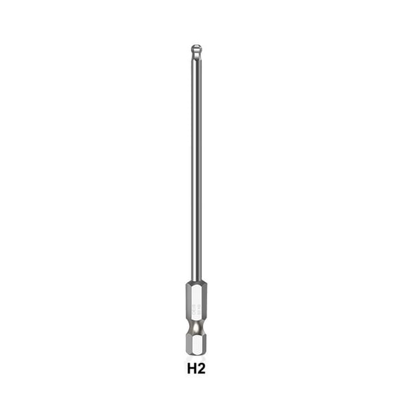 Ball End Hex Screwdriver Bit Metric Hex Bit 100Mm Long Driver Bit H2