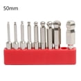 thumbnail image 1 of Ball End Hex Screwdriver Bit Set Magnetic Hexagon HeadAllen Wrench Metric Screw Driver Drill Tip Adapter Precision Bat Tool, 1 of 5
