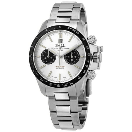 Ball Engineer Hydrocarbon Racer Chronograph Automatic Silver Dial Men's Watch CM2198C-S1CJ-SL