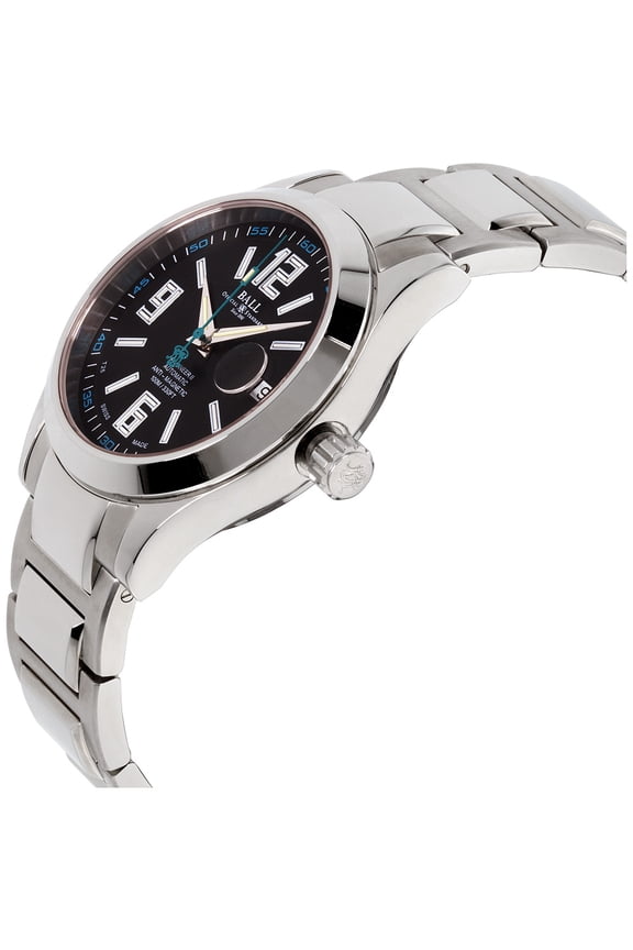 Engineer II Black Dial Stainless Steel Men's Watch NM1020C-S4-BK